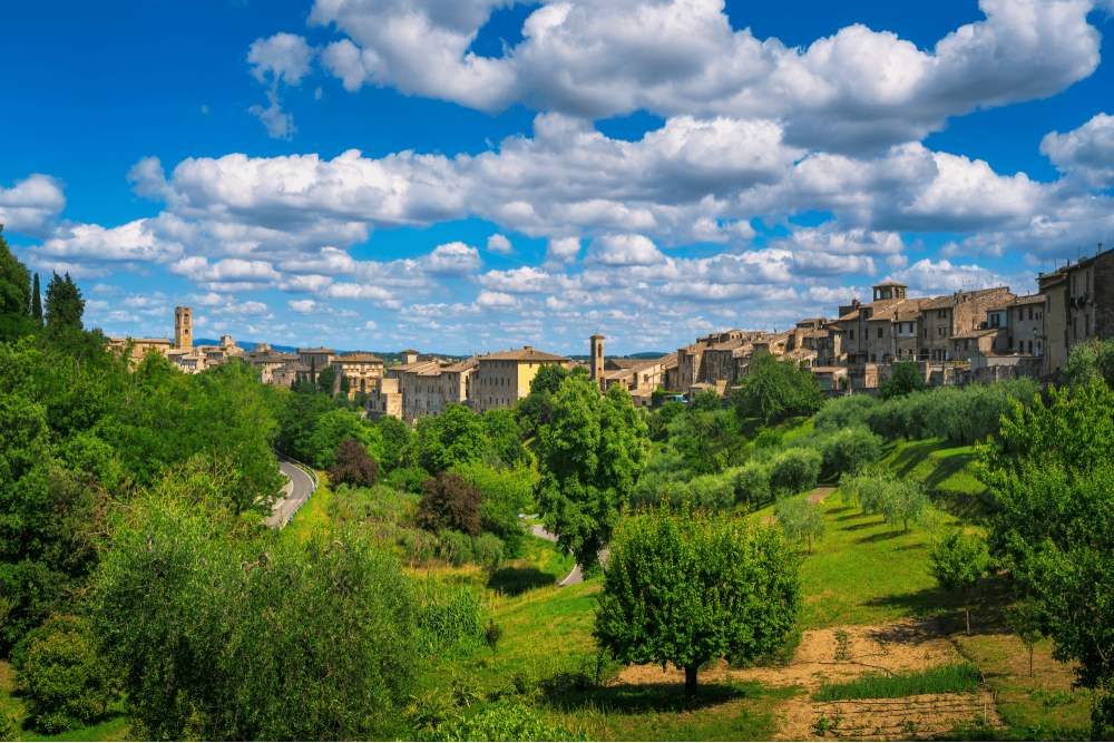 Panorama of Colle di Val d'Elsa 