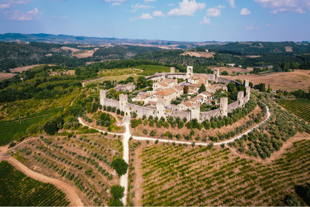 Panorama of Monteriggioni