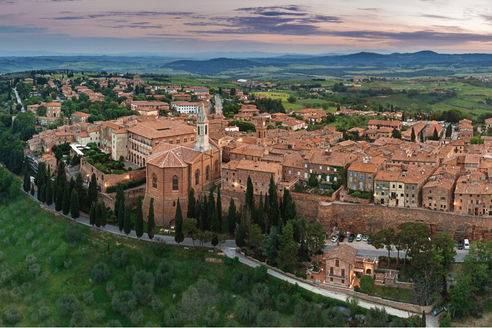 Panorama of Pienza