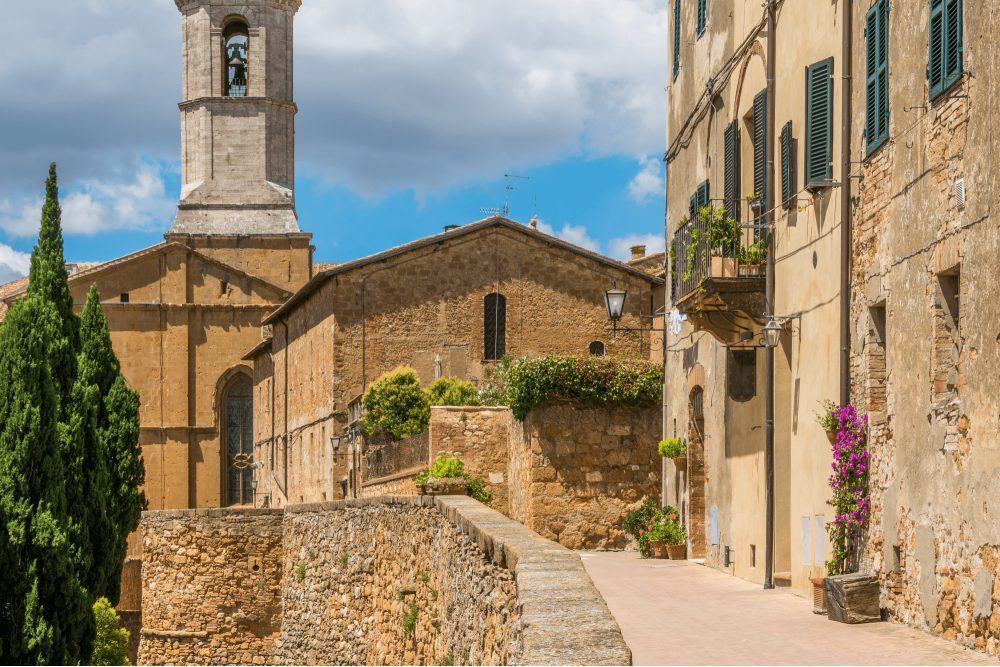 Via dell'amore in Pienza