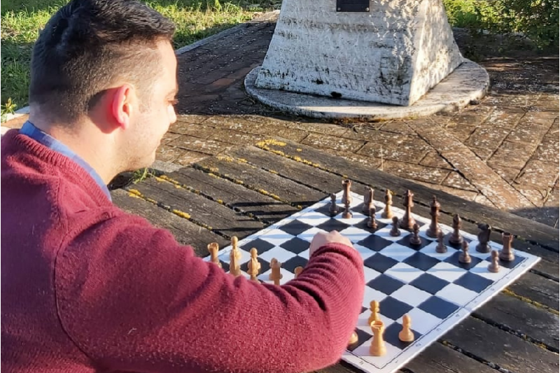 Chess in the Fiat 500